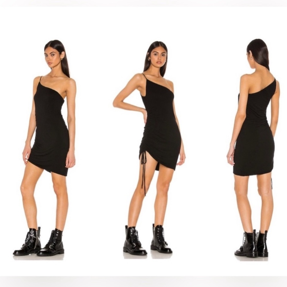 New Michael Lauren Darren One Shoulder Dress - Picture 2 of 2